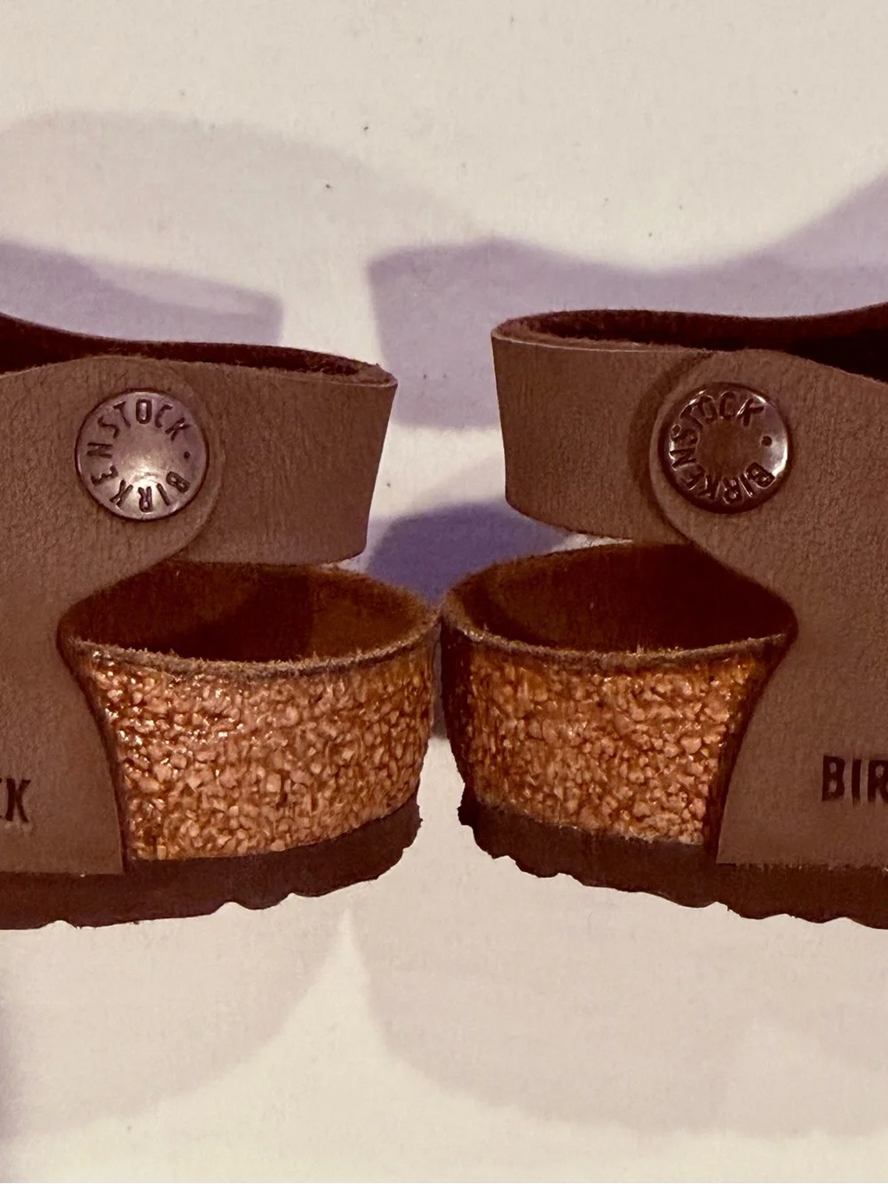 Birkenstock Kids New York Sandals Boys 11 Girls Mocha Two Straps Backstrap